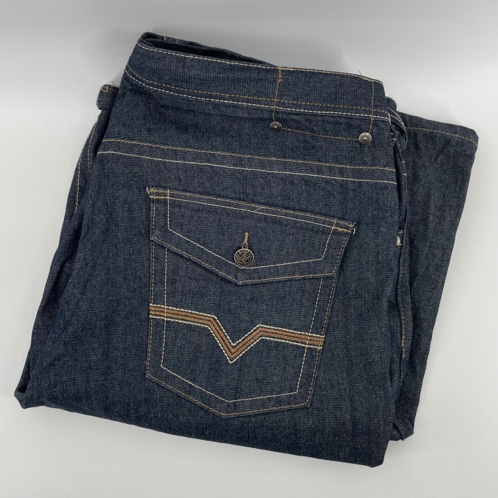 Mecca DNA Since Day One Men's Denim Shorts Dark Wash Classic Fit Size 44 Indigo